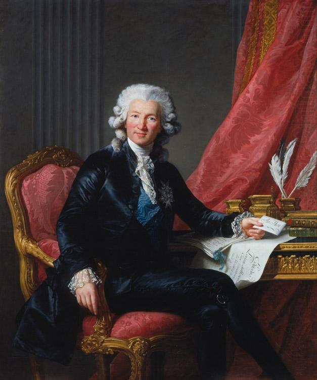 Charles-Alexandre de Calonne (mk25), Elisabeth LouiseVigee Lebrun